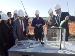 Primera piedra del Edificio 7000 en el Parque Científico Tecnológico de Huelva